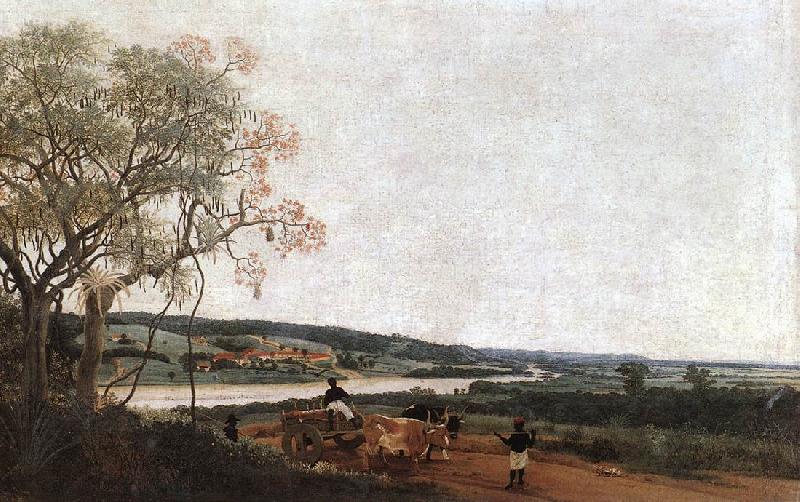 Frans Post Ox Cart oil painting image